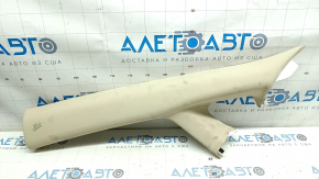 Upper left front pillar trim for Lexus RX350 RX450h 10-13, beige, dry-cleanable