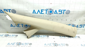 Upper right front pillar trim for Lexus RX350 RX450h 10-13 beige, dry-cleanable
