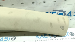 Upper right front pillar trim for Lexus RX350 RX450h 10-13 beige, dry-cleanable