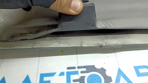 Left side sill for Volvo XC90 16-25 with seal, white, torn seal, dented, broken fasteners