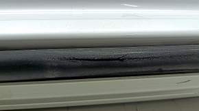 Left side sill for Volvo XC90 16-25 with seal, white, torn seal, dented, broken fasteners