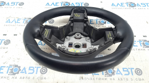 Tesla Model 3 18" naked steering wheel, black leather, non-heated