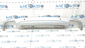 Volvo XC90 16-21 rear lower bumper trim, chrome-plated, without towbar, for parking sensors, scratches, dented