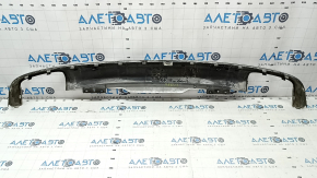 Volvo XC90 16-21 rear lower bumper trim, chrome-plated, without towbar, for parking sensors, scratches, dented
