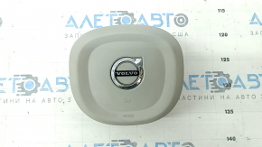 Volvo XC90 16-23 driver's steering wheel airbag, gray, scratches, chrome chipped