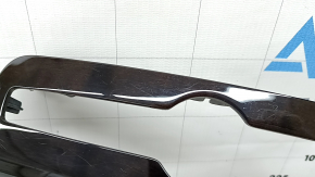 Volvo XC90 16-23 lower center dashboard trim, birch wood, glossy, scratches