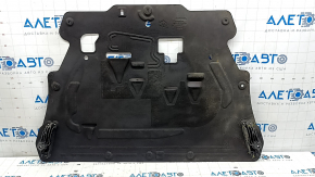 Volvo XC90 16-20 engine protection, broken mount, missing fragment, tear