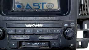 Lexus RX300 98-03 black, scratched, tape recorder, radio, climate control, dashboard assembly