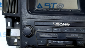 Lexus RX300 98-03 black, scratched, tape recorder, radio, climate control, dashboard assembly