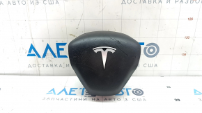 Tesla Model 3 18 steering wheel airbag, black, scratched