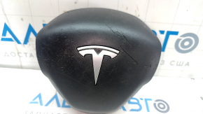 Tesla Model 3 18 steering wheel airbag, black, scratched