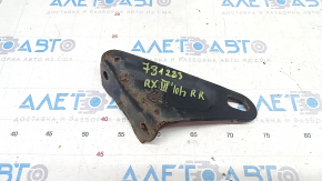 Right towing bracket for Lexus RX350 RX450h 10-15, rusty