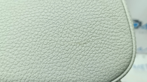 Volvo XC90 16-25 passenger seat headrest, grey leather, scratched