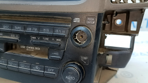 Tape player, radio, climate control, panel assembly Lexus RX300 98-03 dark beige, scratches, missing button cover