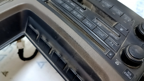 Tape player, radio, climate control, panel assembly Lexus RX300 98-03 dark beige, scratches, missing button cover