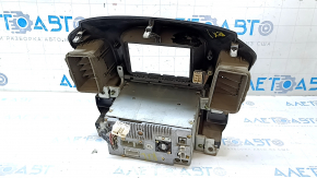 Tape player, radio, climate control, panel assembly Lexus RX300 98-03 dark beige, scratches, missing button cover