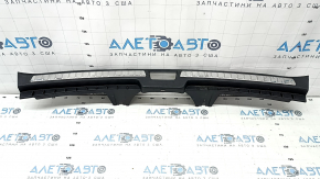Volvo XC90 16-19 black trunk opening trim with metal inserts, scratches