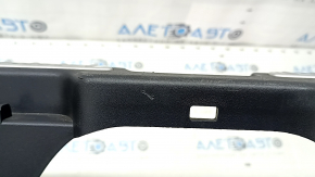 Volvo XC90 16-19 black trunk opening trim with metal inserts, scratches