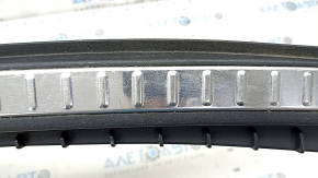 Volvo XC90 16-19 black trunk opening trim with metal inserts, scratches