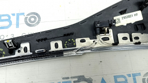 Volvo XC90 16-21 front right door molding in birch wood, with backlight, broken fasteners