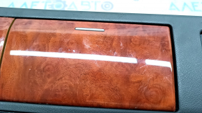 Lexus RX350 RX450h 10-12 center console trim, mahogany, cup holder, dark brown, under the joystick, scratches