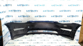 Tesla Model 3 18 front bumper, bare, blue PPSB, with scratches.