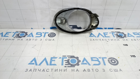 Right fog light frame for Lexus RX450h 10-12 pre-restyling, chrome, sand