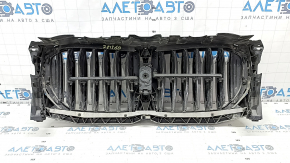 BMW X5 G05 19-23 radiator grille assembly with 3.0T radiator deflector blinds and motor, X-LINE, 360° camera, chrome, sand, swollen chrome