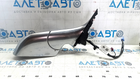 Right side mirror assembly for Tesla Model 3 18-20, 13+1 pins, heated, auto-dimming, blue PPSB, chrome, with bumpers