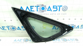 Rear right fixed glass window for Honda Accord 23-25, gloss black