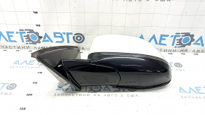 Left side mirror assembly BMW X5 G05 19-23 5-pin, turn signal, heated, memory, auto-dimming, BSM, white, worn