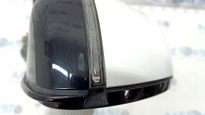 Left side mirror assembly BMW X5 G05 19-23 5-pin, turn signal, heated, memory, auto-dimming, BSM, white, worn