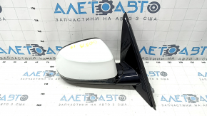 Right side mirror assembly for BMW X5 G05 19-23, 5 pins, turn signal, heating, memory, BSM, white