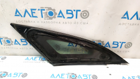Lincoln MKZ 13-20 rear left window, chrome, torn seal, scratches on chrome