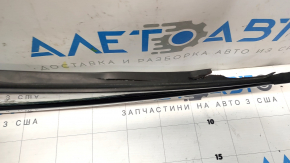 Lincoln MKZ 13-20 rear left window, chrome, torn seal, scratches on chrome