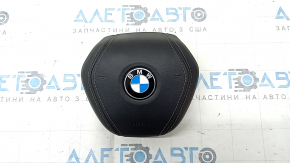 BMW X5 G05 19-24 steering wheel airbag, black leather, rusty squib