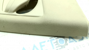 Lexus RX350 RX450h 10-14 center pillar trim, upper belt, right, beige, dry-cleanable