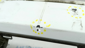 BMW X5 G05 19-23 rear bumper lip for parking sensors, white, scratches, dents