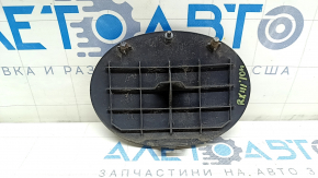 Lexus RX450h 10-15 grille emblem, blue glass, sand, polished chrome