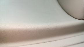 Front left door panel for Lexus RX350 RX450h 10-12 beige with beige leather insert, leather armrest, for seat memory, without tweeter, without memory buttons, worn leather, scratches