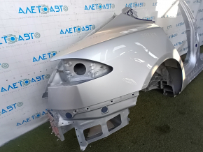 Quarter wing rear right Tesla Model S 12-20 panel aluminum, silver, on the body, bumpers
