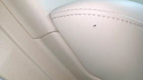 Rear left door panel for a Lexus RX350 RX450h 10-12 beige with beige leather insert, beige leather armrest, no buzzer, scuffs, scratches