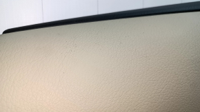 Rear left door panel for a Lexus RX350 RX450h 10-12 beige with beige leather insert, beige leather armrest, no buzzer, scuffs, scratches