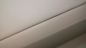 Rear left door panel for a Lexus RX350 RX450h 10-12 beige with beige leather insert, beige leather armrest, no buzzer, scuffs, scratches