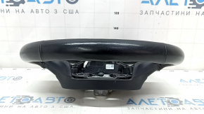 BMW X5 G05 19-23 black leather steering wheel with heating under the paddle shifters, Sport, scratches, dented, torn, needs cleaning