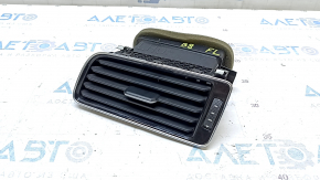 The front air vent deflector for the driver's side of the VW Passat B8 16-19 USA has a broken mount.
