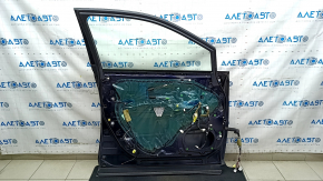 Front left door assembly for Lexus RX350 RX450h 10-15 keyless, blue 8U0, dented