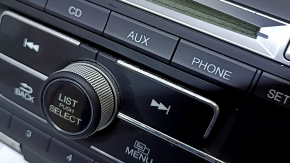 CD changer, radio, tape deck complete for Honda Accord 13-17 with deflectors, chrome trim