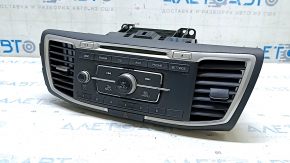 CD changer, radio, tape deck complete for Honda Accord 13-17 with deflectors, chrome trim