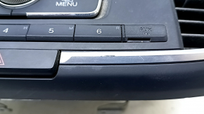 CD changer, radio, tape deck complete Honda Accord 13-17 with deflectors, peeling chrome, scratches